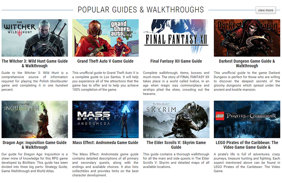 Gaming Guides